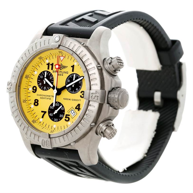 Breitling Aeromarine Chrono Avenger M1 Titanium Watch E73360 SwissWatchExpo
