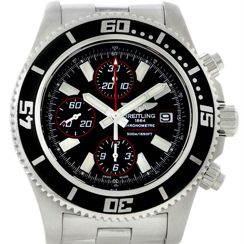 Breitling Aeromarine SuperOcean Chronograph II Mens Watch A13341 ...