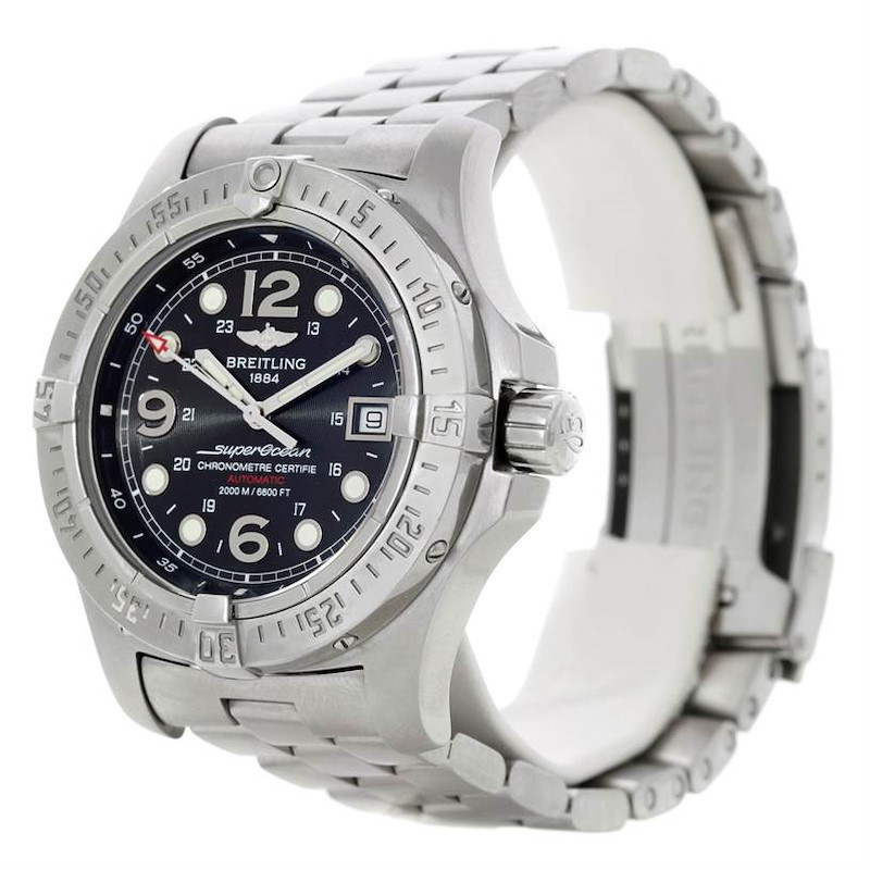 Breitling Aeromarine Superocean Steelfish Watch A17390 SwissWatchExpo