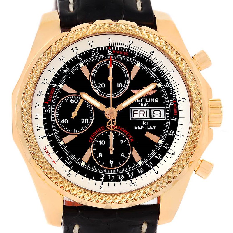 Breitling Bentley Continental GT Rose Gold Limited Edition Watch H13363 SwissWatchExpo