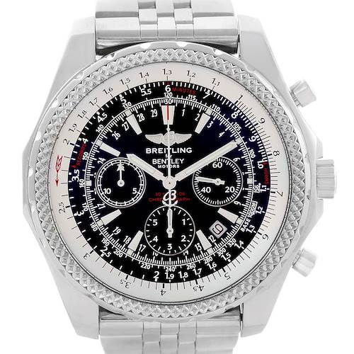 Photo of Breitling Bentley Motors Chronograph Black Dial Mens Watch A25362