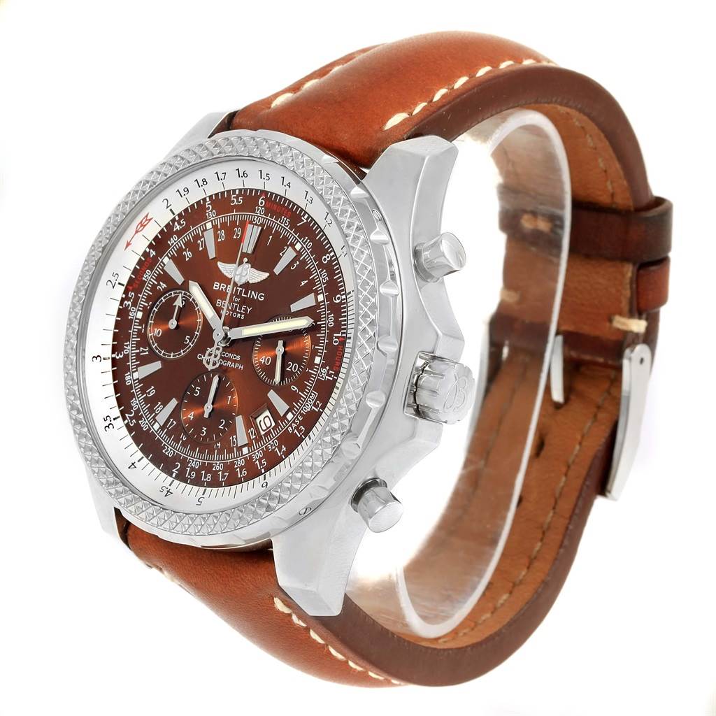 Breitling Bentley Motors T Chrono Bronze Dial Watch A25363
