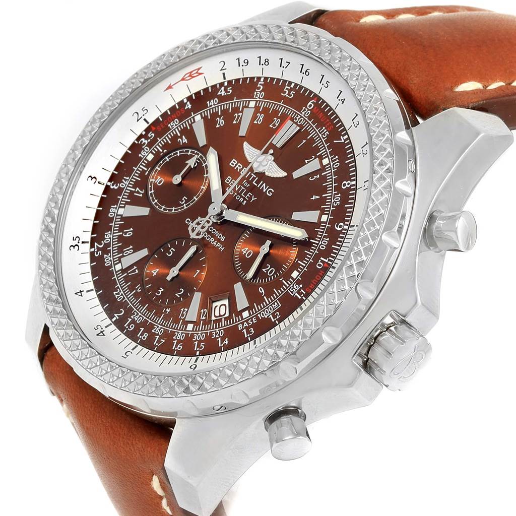 Breitling Bentley Motors T Chrono Bronze Dial Watch A25363