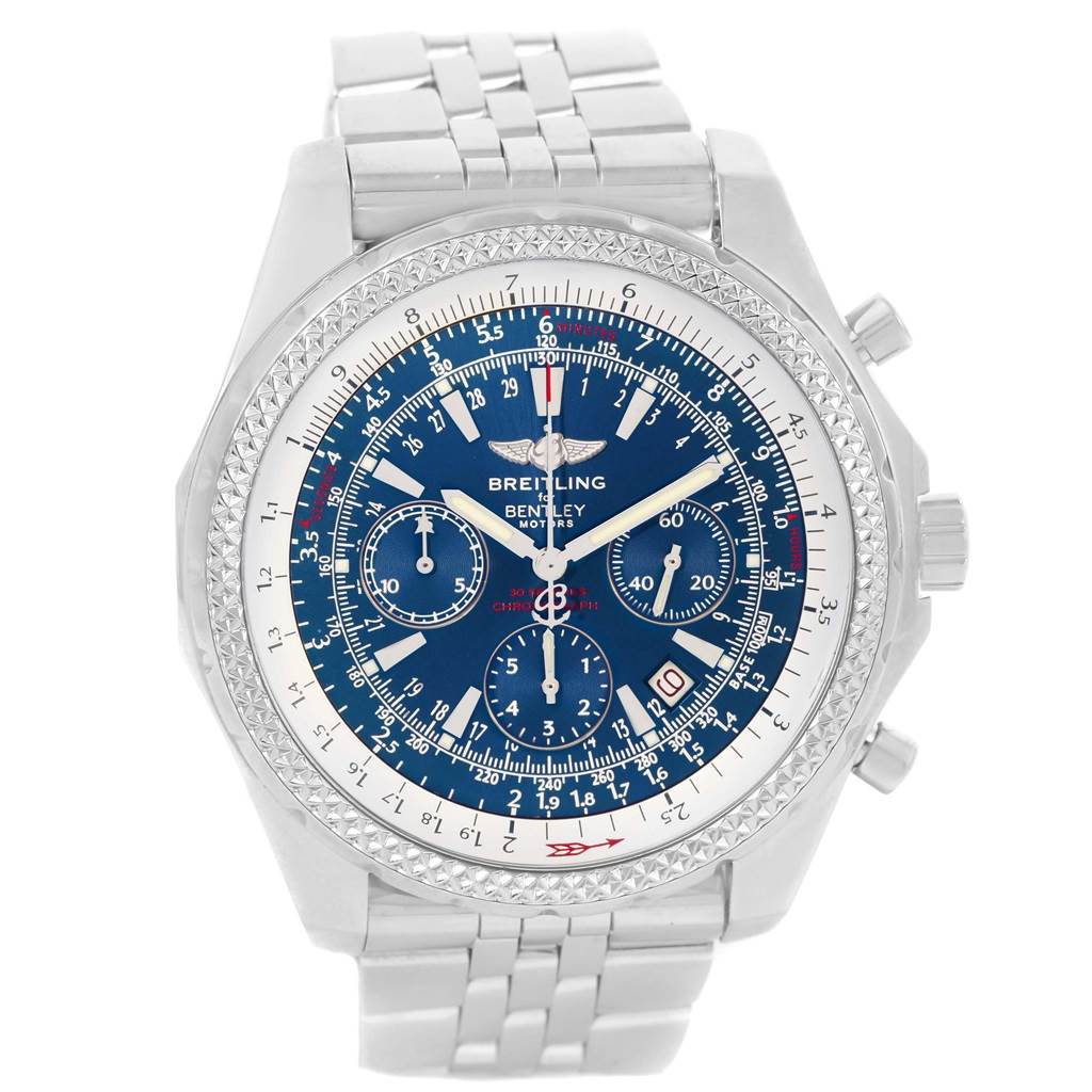 breitling bentley blue dial