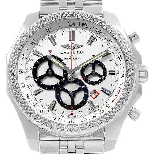 Photo of Breitling Bentley Barnato Racing Silver Dial Mens Watch A25368