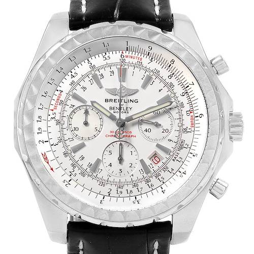 Photo of Breitling Bentley Motors Chronograph Silver Dial Mens Watch A25362