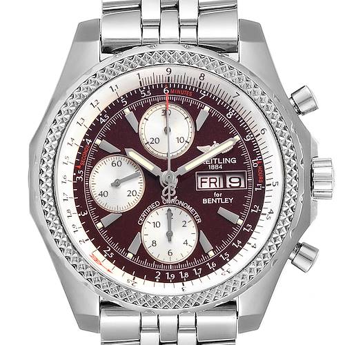 Photo of Breitling Bentley Motors GT Burgundy Dial Chronograph Watch A13362