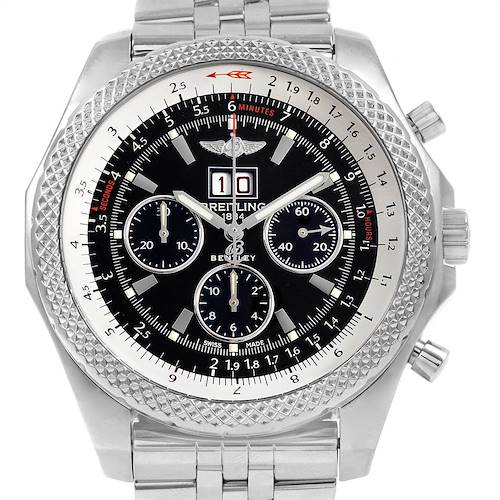 Photo of Breitling Bentley 6.75 Speed Chronograph Mens Watch A44364 Box Papers