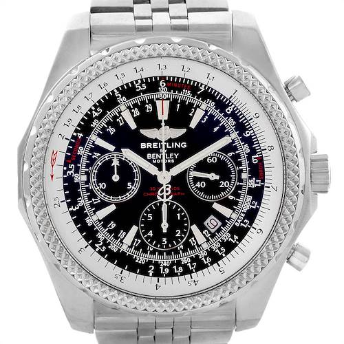 Photo of Breitling Bentley Motors Black Dial Chronograph Mens Watch A25362