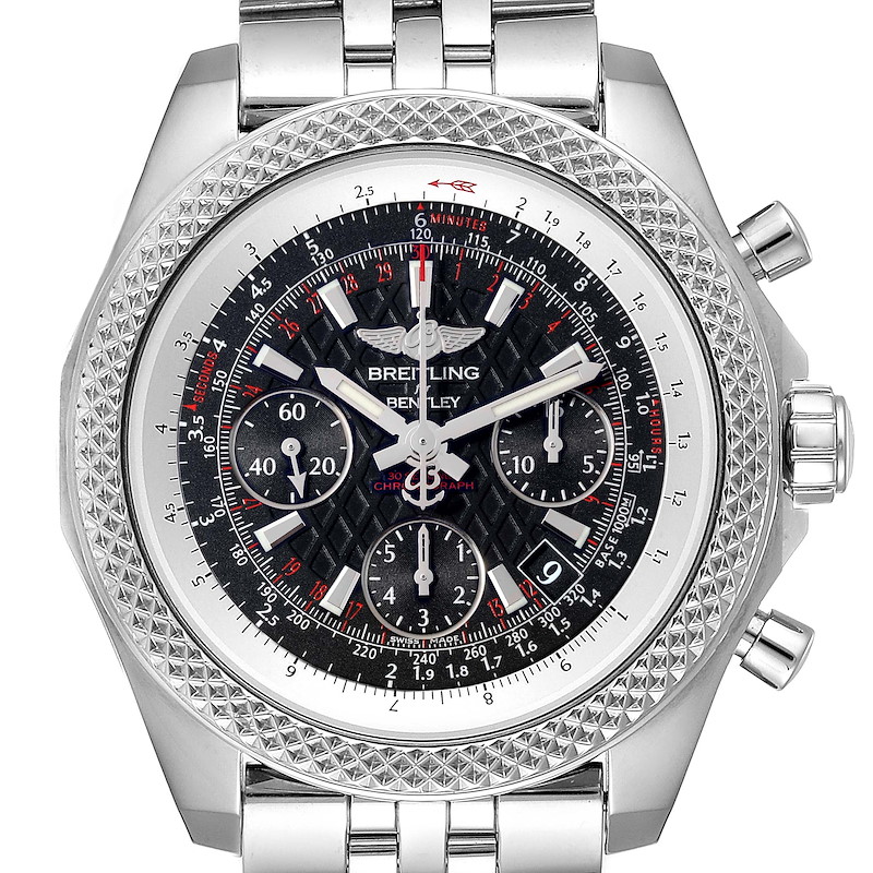 Breitling Bentley B06 Black Dial Chronograph Watch AB0612 Box Papers SwissWatchExpo