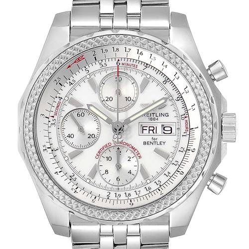Photo of Breitling Bentley Motors GT Silver Dial Chronograph Mens Watch A13362
