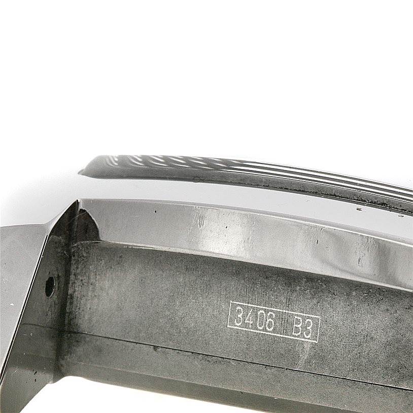 The image shows a close-up angle of a Breitling Bentley A2836212/C722-SS Men
s Stainless Steel Mother of Pearl Dial A2836212/C722-SS Men
s Stainless Steel Mother of Pearl Dial watch bezel or case side with the model number 3406 B3.