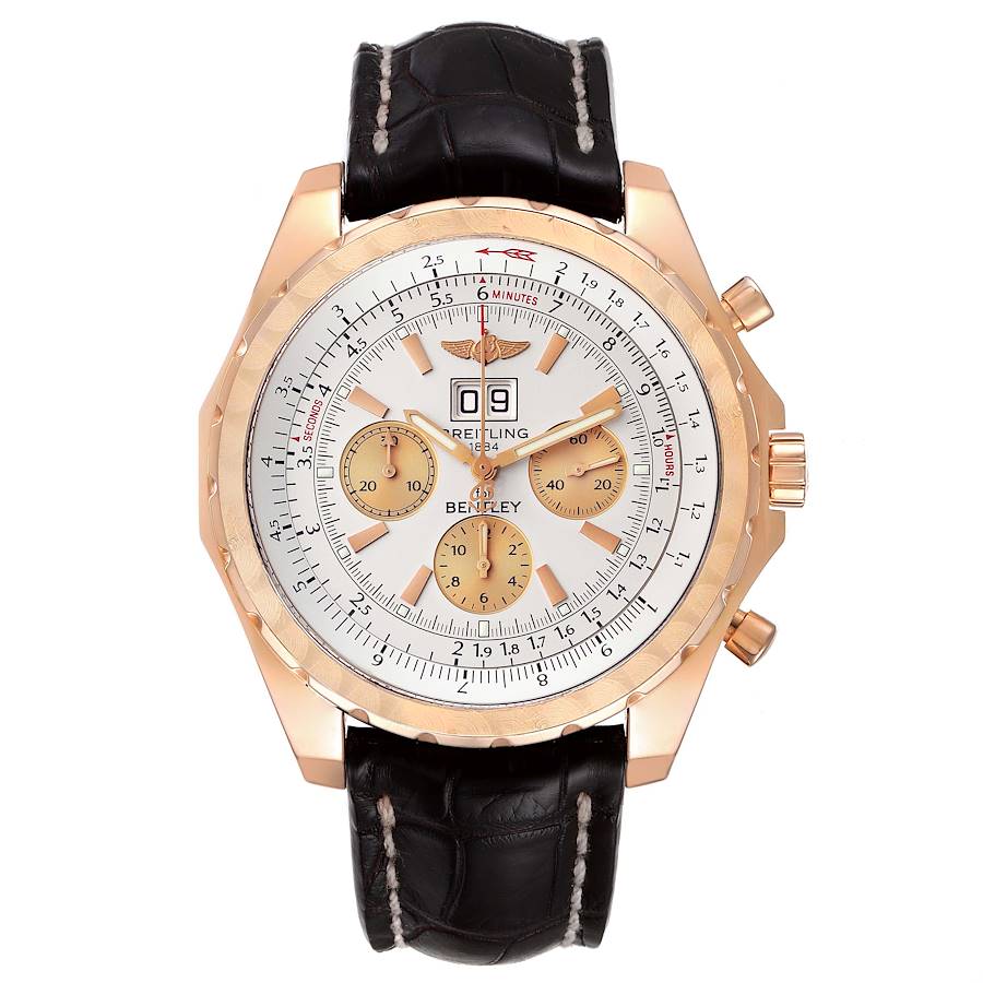 Breitling Bentley 6.75 Rose Gold Limited Edition Mens Watch H44363