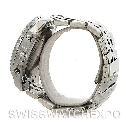 This image shows a side view of the Rolex Submariner A25362 Men's Steel and Gold (two tone) Black Dial A25362 Men's Steel and Gold (two tone) Black Dial watch with its bracelet and clasp visible.