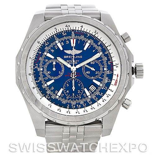 Breitling Bentley Motors T A25363 Men's Steel Watch SwissWatchExpo