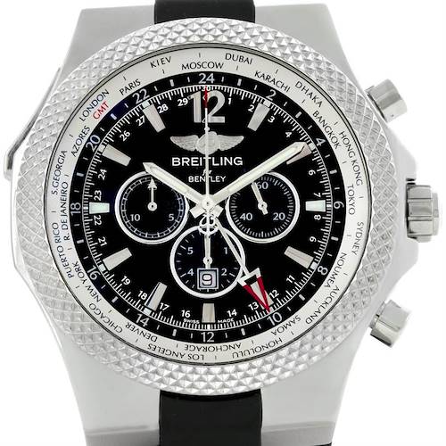 Photo of Breitling Bentley Chronograph GMT Mens Watch A47362