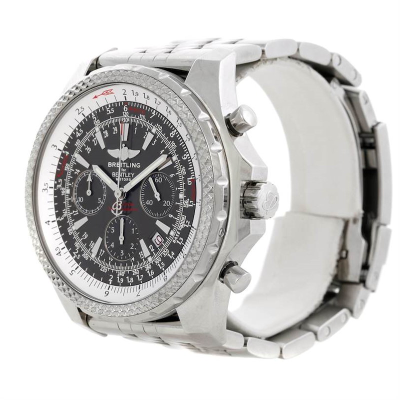 Breitling Bentley Motors Chronograph Grey Dial Mens Watch A25362 SwissWatchExpo