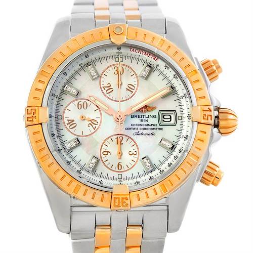 Photo of Breitling Chronomat Evolution Steel Rose Gold Watch C1335611/A64