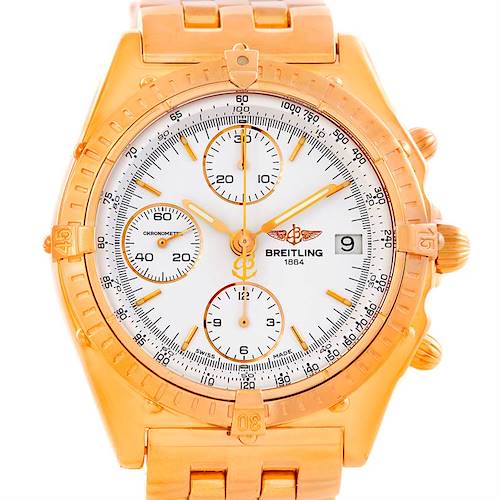 Photo of Breitling Chronomat 18K Rose Gold Watch Limited Edition H13047