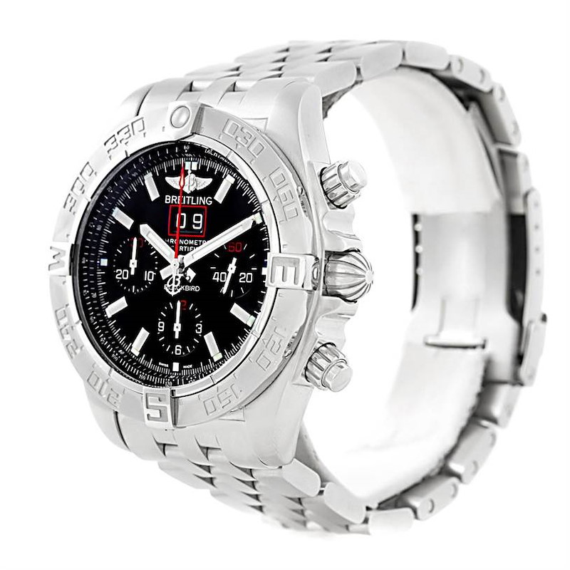 Breitling Chronomat Blackbird Limited Edition Mens Watch A44360 SwissWatchExpo