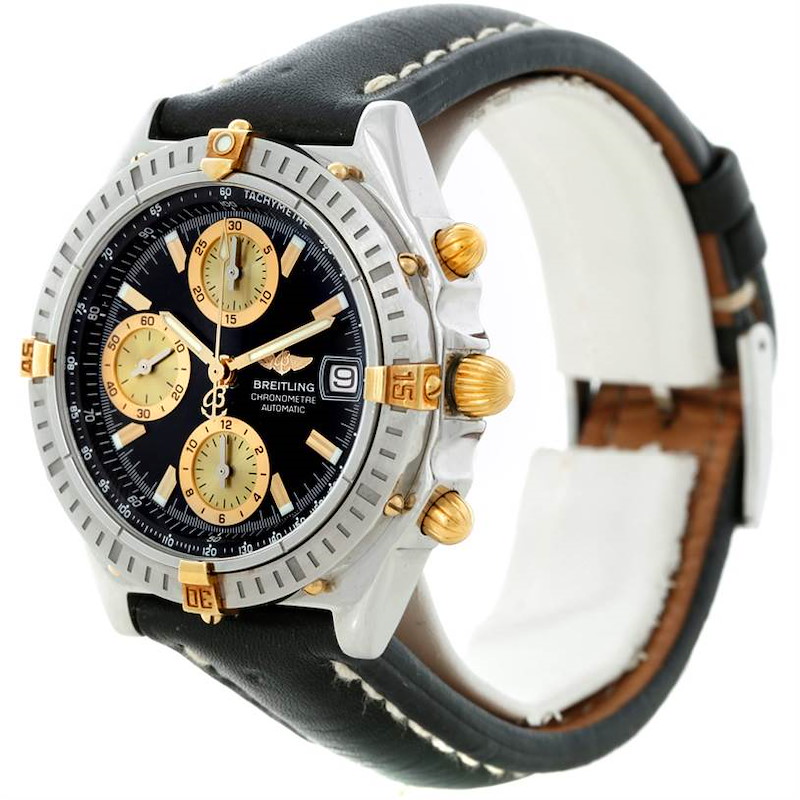 Breitling Chronomat Steel 18K Yellow Gold Watch B13352