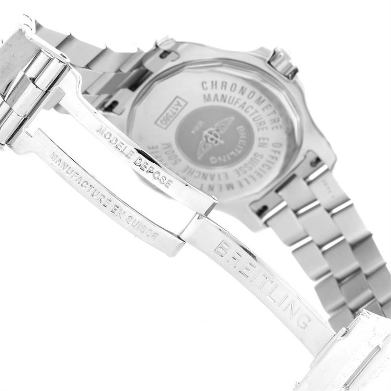 Corona Per Orologio Breitling Modello A17380 - Acciaio Inox Argento - Nuova