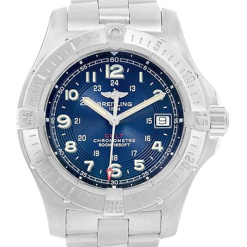 Photo of Breitling Colt Quartz Blue Dial Stainless Steel Mens Watch A74380