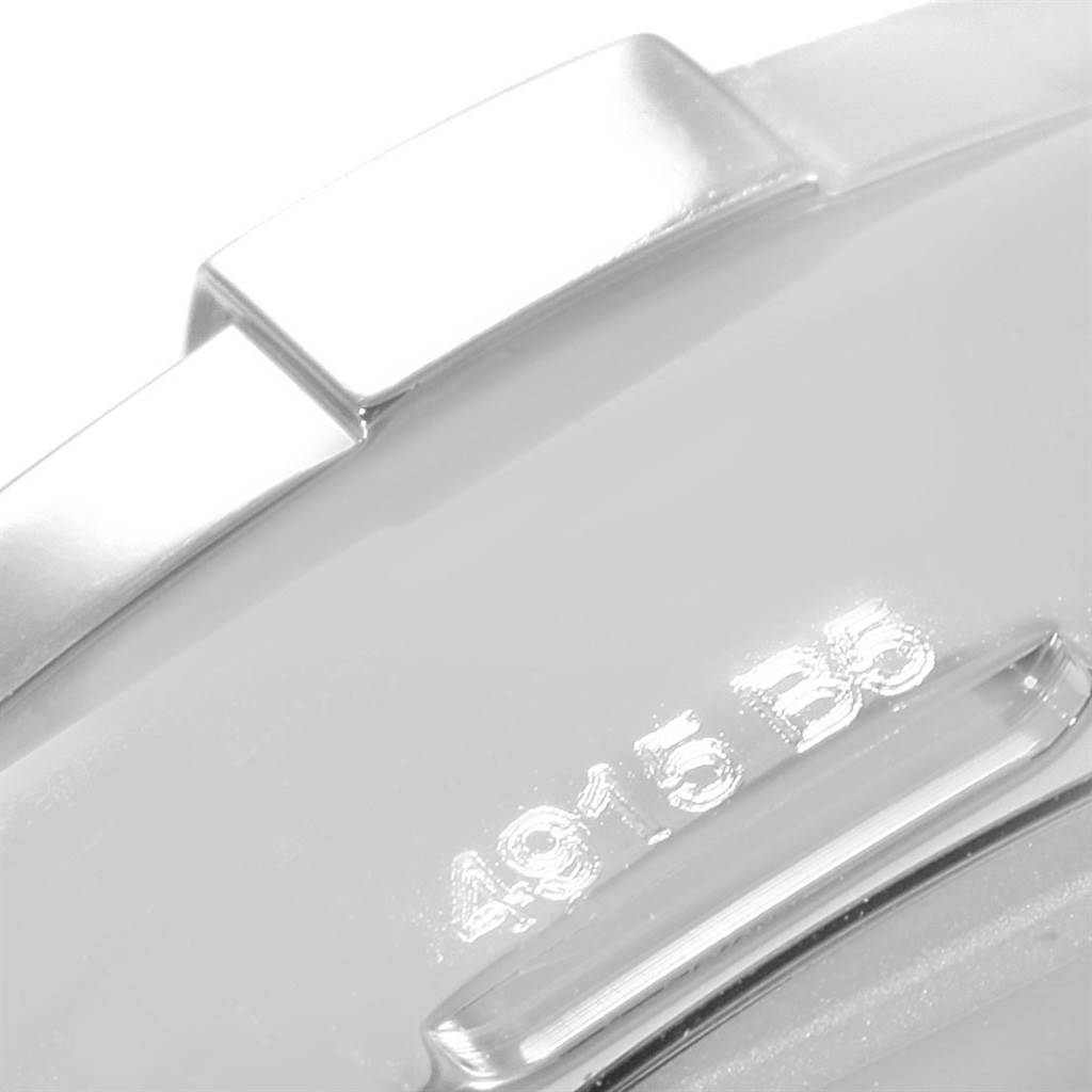 This image shows a close-up of the bezel and part of the case back of a Breitling Colt A17388 Men's Stainless Steel Black Dial A17388 Men's Stainless Steel Black Dial watch.