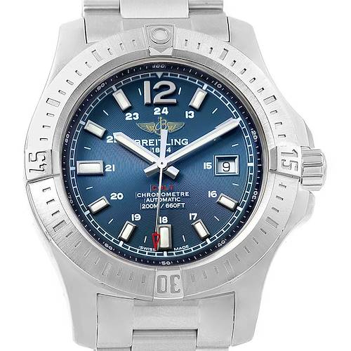 Photo of Breitling Colt Blue Baton Dial Automatic Steel Mens Watch A17388