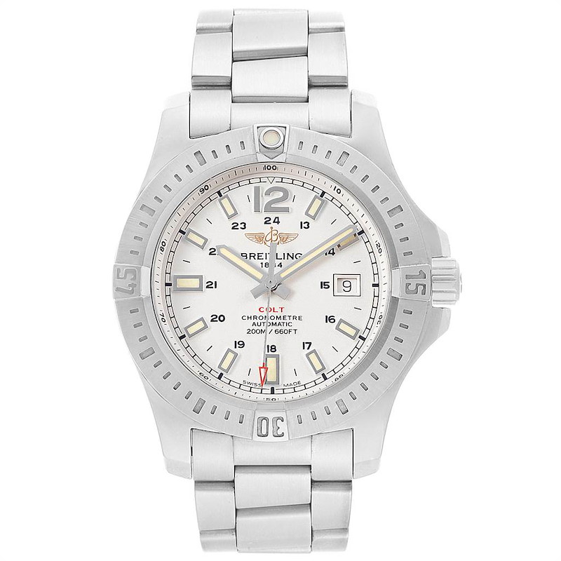 breitling white dial