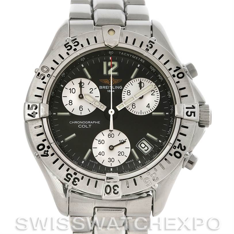 Breitling Colt Chronograph Stainless Steel Mens Watch A53035