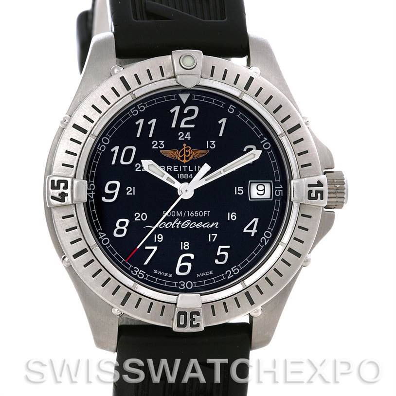 Breitling Colt Stainless Steel Mens Watch A64050 SwissWatchExpo