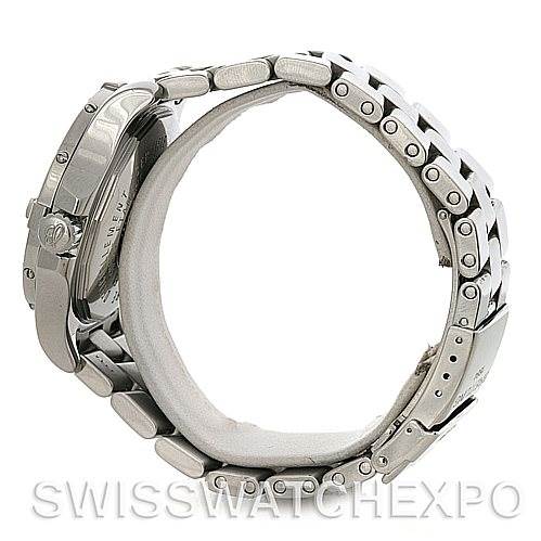 This image shows the side view of a Breitling Colt A17380 Men's Stainless Steel White Dial A17380 Men's Stainless Steel White Dial model watch, highlighting the bracelet and clasp.