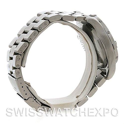 The image shows a Breitling Colt A17380 Men's Stainless Steel White Dial A17380 Men's Stainless Steel White Dial watch from a side angle, highlighting its bracelet and case profile.