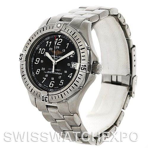Breitling Colt Stainless Steel Mens Watch A64350 SwissWatchExpo