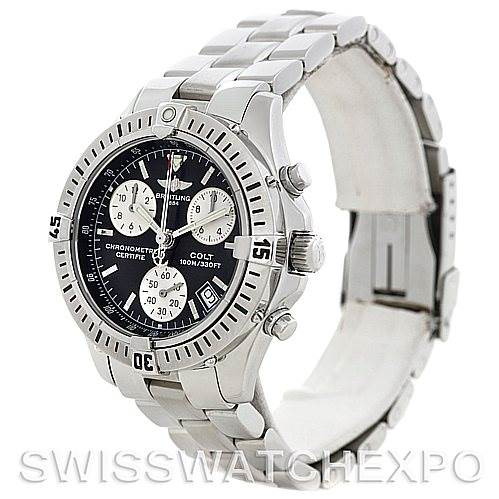 Breitling Colt Chronograph Stainless Steel Mens Watch A73350 SwissWatchExpo