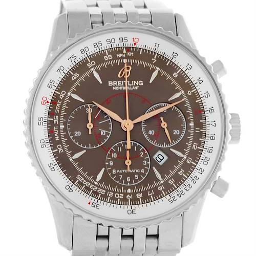 Photo of Breitling Navitimer Montbrillant Steel Chronograph Mens Watch A41370
