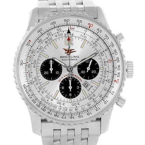 Photo of Breitling Navitimer 50th Anniversary Chronograph Watch A41322 Unworn