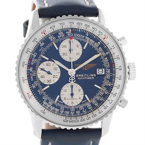 Photo of Breitling Navitimer II Blue Dial Automatic Steel Watch A13022