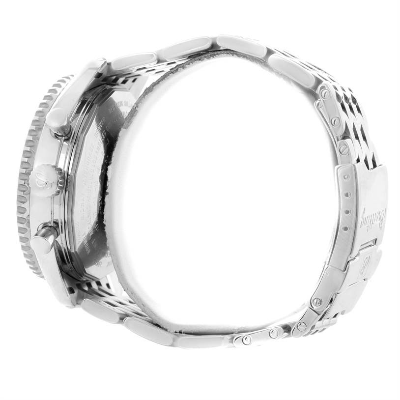 Breitling Navitimer World GMT Black Dial Steel Bracelet Watch A24322 ...