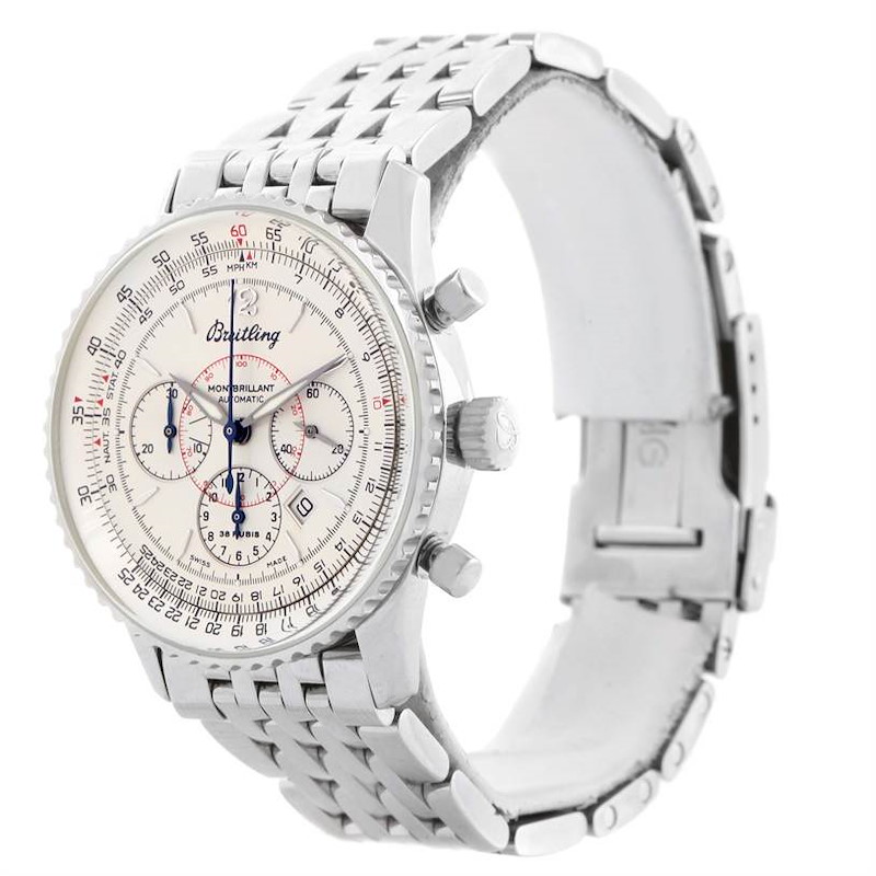 Breitling Navitimer Montbrilliant Chronograph Steel Mens Watch A41330 SwissWatchExpo