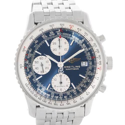 Photo of Breitling Navitimer II Stainless Steel Blue Dial Watch A13322