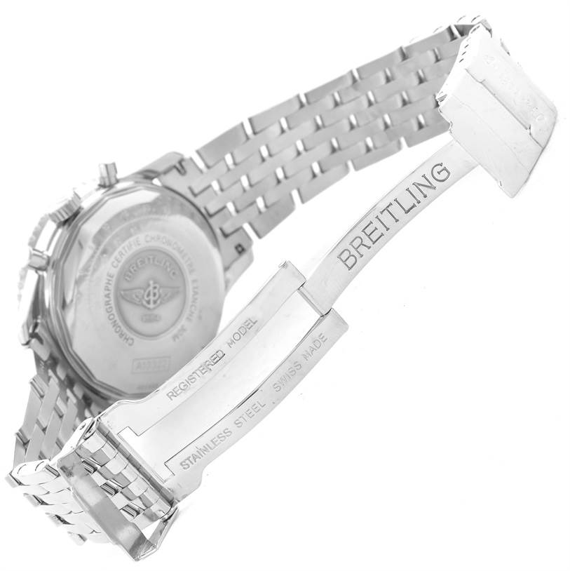 Ewatchparts Stainless Steel 18mm Watch Link For Breitling Navitimer Models A23322, A13322, A13022, A21330 (Silver)