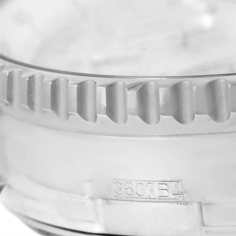 The close-up image shows the bezel and part of the case of the Breitling Navitimer A24322 Men's Stainless Steel Silver Dial A24322 Men's Stainless Steel Silver Dial watch.