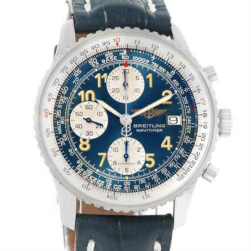 Photo of Breitling Navitimer II Blue Dial Automatic Steel Watch A13022