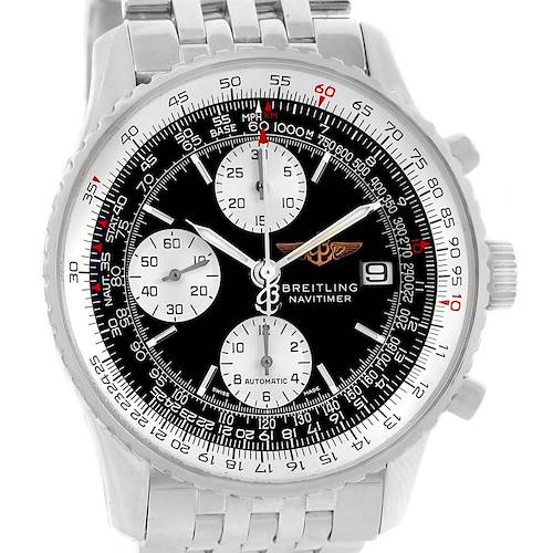 Photo of Breitling Navitimer II Stainless Steel Black Dial Mens Watch A13322