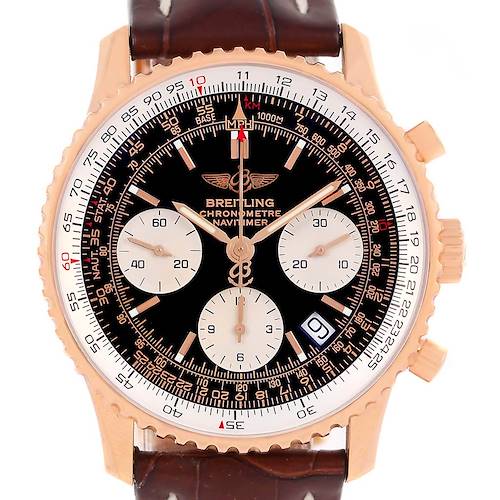 Photo of Breitling Navitimer 18K Rose Gold Limited Edition Mens Watch R23322