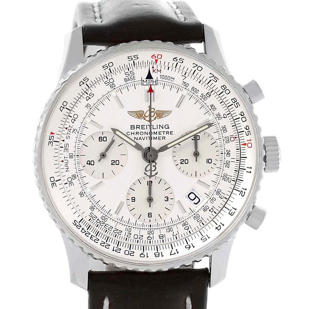 breitling navitimer white face