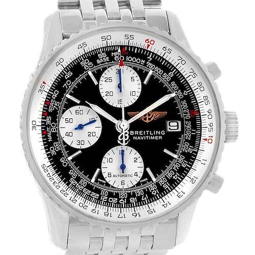 Photo of Breitling Navitimer II Stainless Steel Black Dial Mens Watch A13322