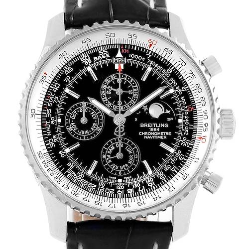 Photo of Breitling Navitimer 1461 Chrono Moonphase Limited Edition Watch A19370 Box Papers